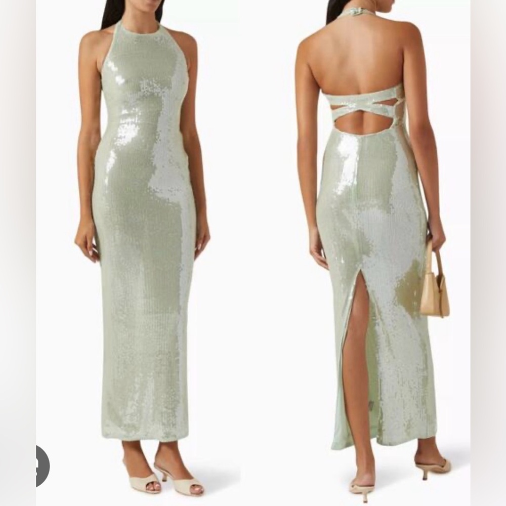 Reformation Elowyn Dress - Icy Sea Foam